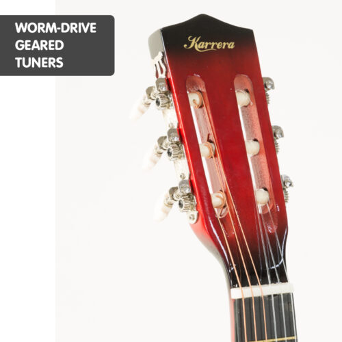 Karrera Childrens 34in Acoustic Guitar Kids  Sunburst - Image 5