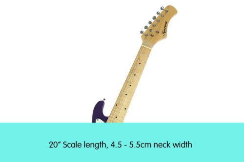 Karrera Electric Childrens Guitar Kids  Purple - Image 4