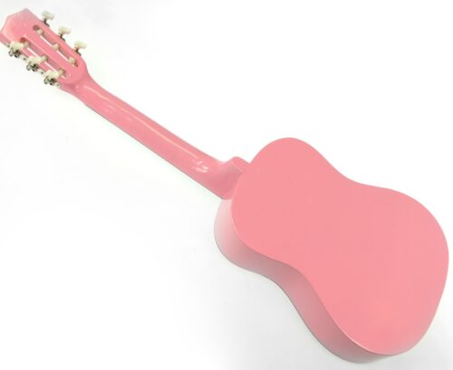 Karrera 34in Acoustic Childrens Wooden Guitar  Pink - Image 4