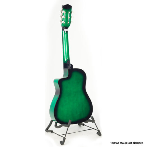 Karrera Childrens 34in Acoustic Guitar Kids  Green - Image 3