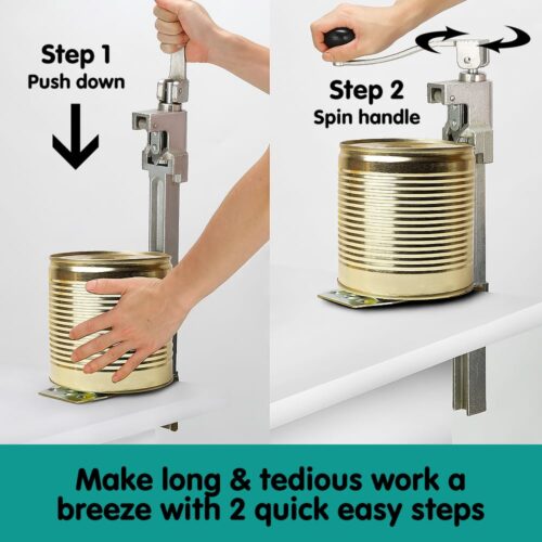 Heavy Duty Can Opener Kitchen Tool Counter Bench Top - Image 3
