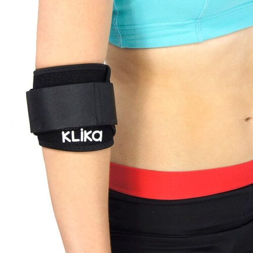 Powertrain Tennis Elbow Neoprene Compression Bandage Sport Support Gym Sporting Strap Brace - Image 2