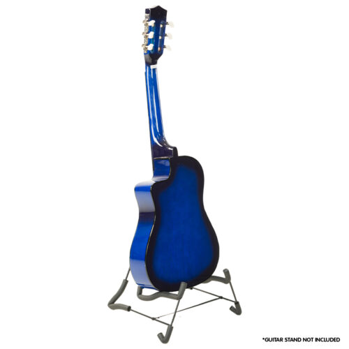 Karrera Childrens 34in Acoustic Guitar Kids  Blue - Image 3