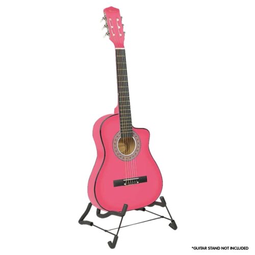 Karrera Childrens 34in Acoustic Guitar Kids  Pink
