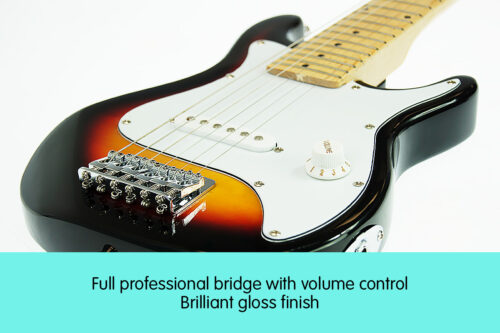 Karrera Childrens Electric Guitar Kids  Sunburst - Image 3