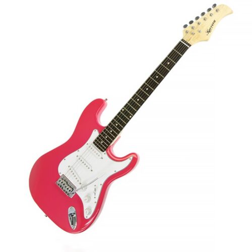 Karrera 39in Electric Guitar  Pink - Image 2