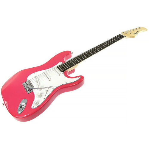 Karrera 39in Electric Guitar  Pink - Image 3