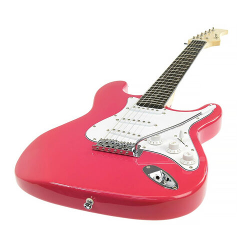 Karrera 39in Electric Guitar  Pink - Image 5