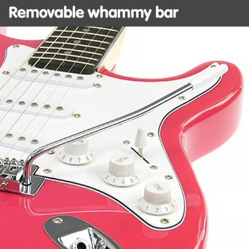 Karrera 39in Electric Guitar  Pink - Image 7