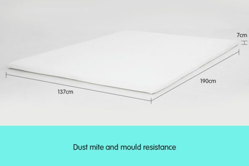 Laura Hill High Density Mattress foam Topper 7cm Single - Image 6