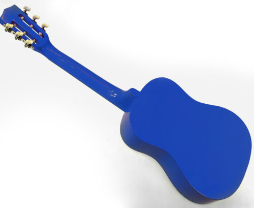 Karrera 34in Acoustic Childrens Wooden Guitar  Blue - Image 6