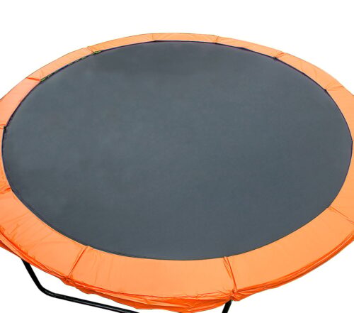 6ft Trampoline Replacement Safety Spring Pad Round Cover Orange - Image 2