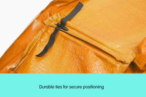 6ft Trampoline Replacement Safety Spring Pad Round Cover Orange - Image 6