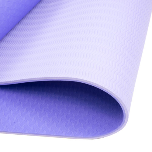 Powertrain TPE Pilates Exercise Yoga Mat 8mm  Light Purple - Image 5
