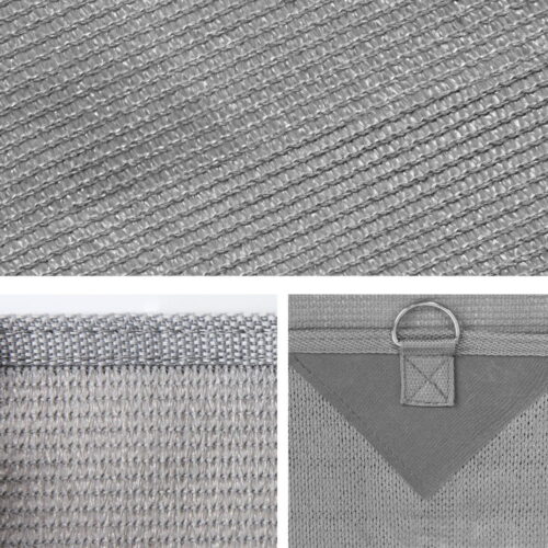 Caravan Privacy Screen Roll Out Awning 4Mx1.95M End Wall Side Sun Shade Grey - Image 4