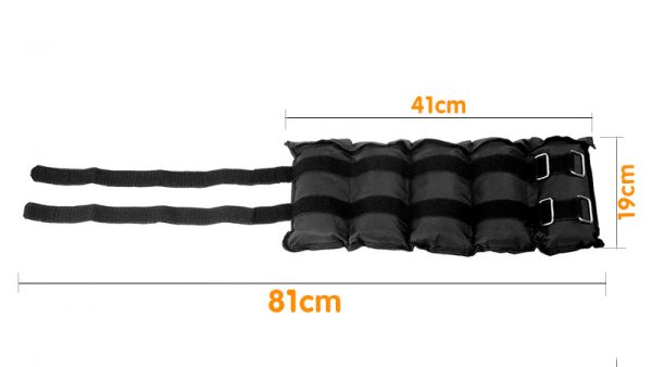 Powertrain Heavy Duty Adjustable Ankle Weights  5kg - Image 2