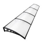 Instahut Window Door Awning 1mx4m Transparent