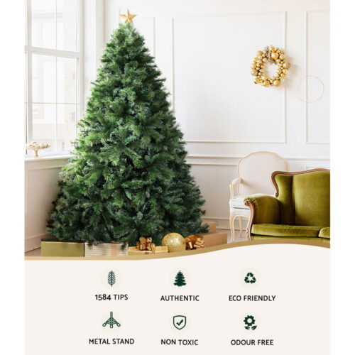 Jingle Jollys Christmas Tree 2.1M Xmas Tree Decorations Pine Needles 1584 Tips - Image 5