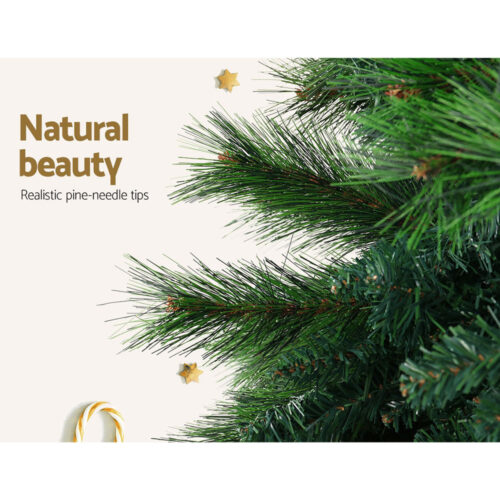 Jingle Jollys Christmas Tree 2.1M Xmas Tree Decorations Pine Needles 1584 Tips - Image 8