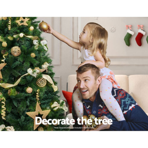 Jingle Jollys Christmas Tree 1.8M Xmas Tree Decorations Pine Needles 1024 Tips - Image 7