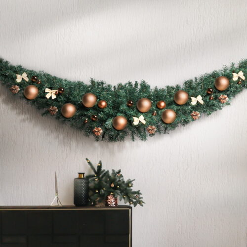 Jingle Jollys 2.4m Christmas Garland Xmas Decorations Green Wedding Party - Image 9