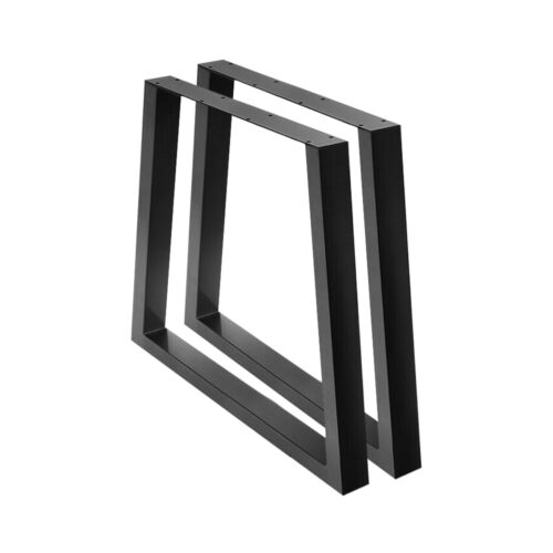 Artiss Metal Table Legs DIY Trapezoid 65X90CM Set of 2 - Image 2