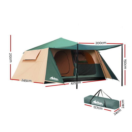 Weisshorn Instant Up Camping Tent 8 Person Pop up Tents Family Hiking Dome Camp - Image 3