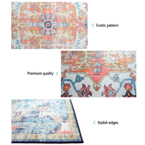 Artiss Rug 200x290cm Area Rug Large Carpet Soft Short Pile Modern Yasmin - Image 5