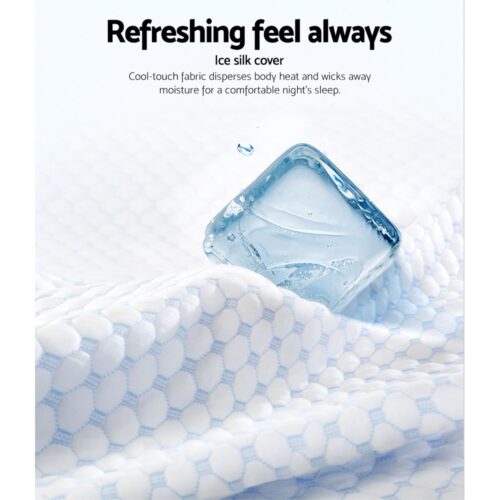 Giselle Bedding Memory Foam Contour Pillow Cool Gel - Image 4