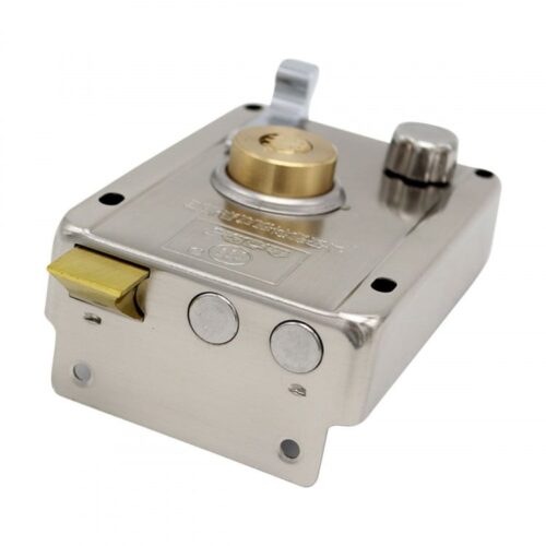 Push Button Digital Mechanical Combination Security Door Lock Chrome - Image 7