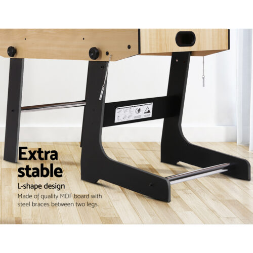 4FT Soccer Table Foosball Football Game Home Family Party Gift Playroom Foldable - Image 6
