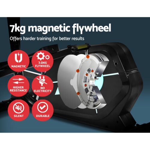Everfit Exercise Bike Elliptical Cross Trainer Home Gym Fitness Machine Magnetic - Image 6
