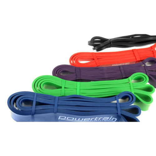Powertrain Home Gym Workout Resistance Exercise Band  5 Pieces - Image 3