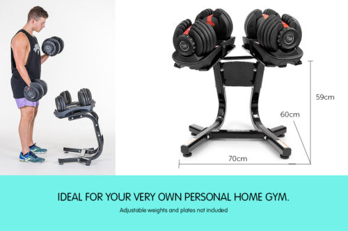Powertrain Adjustable Dumbbells Stand - Image 4
