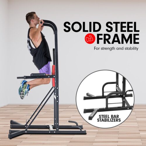 Powertrain Multi Station Home Gym Chin up Pull up Tower - Image 3
