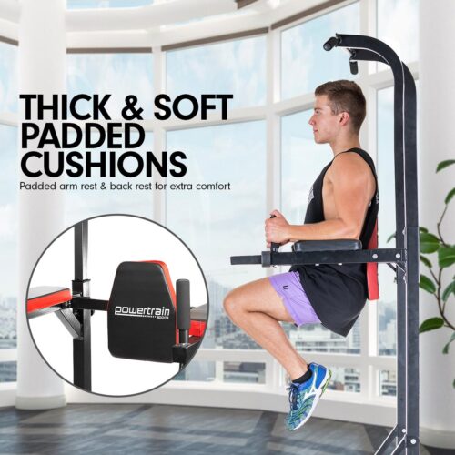Powertrain Multi Station Home Gym Chin up Pull up Tower - Image 5