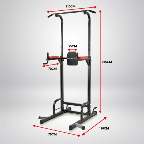 Powertrain Multi Station Home Gym Chin up Pull up Tower - Image 7