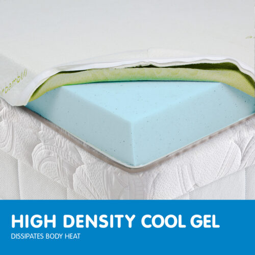 Laura Hill Cool GEL Memory Foam Mattress Topper  Double - Image 5