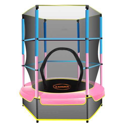 Kahuna Mini 4.5 ft Trampoline Blue Pink - Image 2