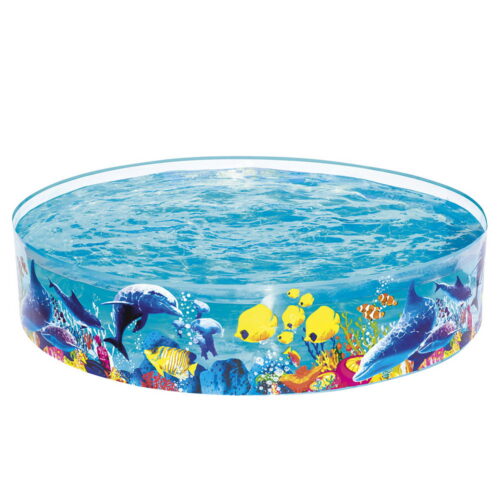 Bestway Kids Pool 183x38cm Round Above Ground Rigid Swimming Pools Undersea 946L - Image 2