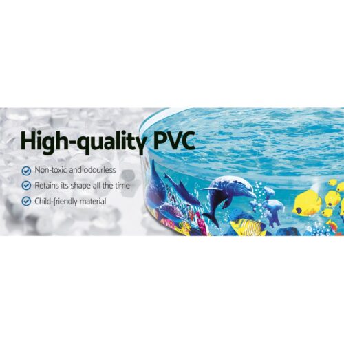 Bestway Kids Pool 183x38cm Round Above Ground Rigid Swimming Pools Undersea 946L - Image 5