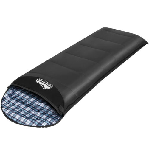 Weisshorn Sleeping Bag Single Thermal Camping Hiking Tent Grey 0°C - Image 2