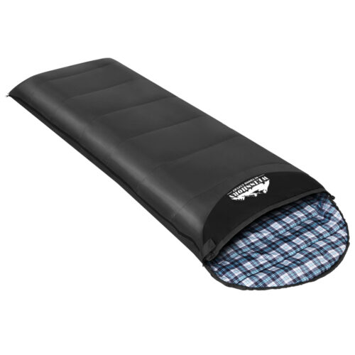 Weisshorn Sleeping Bag Single Thermal Camping Hiking Tent Grey 0°C - Image 4