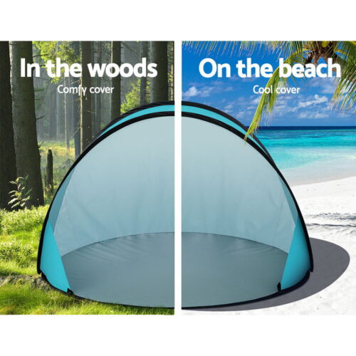 Weisshorn Pop Up Beach Tent Camping Portable Sun Shade Shelter Fishing - Image 6