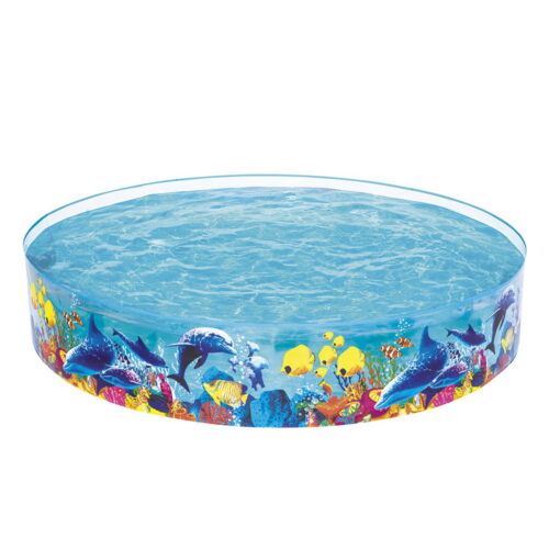 Bestway Kids Pool 244x46cm Round Above Ground Rigid Swimming Pools Undersea 2074L - Image 2