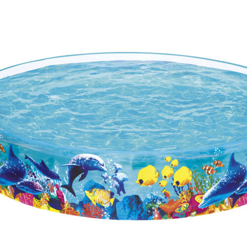 Bestway Kids Pool 244x46cm Round Above Ground Rigid Swimming Pools Undersea 2074L - Image 4