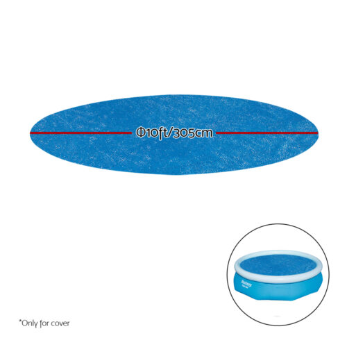 Bestway Pool Cover Fits 3.05m/10ft Round Swimming Pool PVC Blanket 2.89m - Image 3