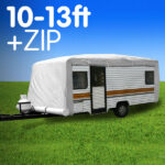 Caravan Cover with zip suits 10 13 ft