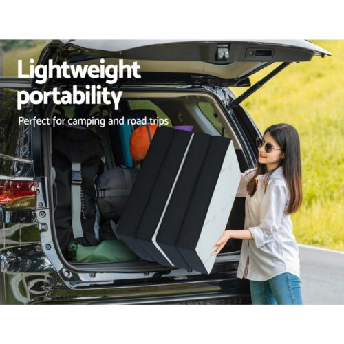 Giselle Bedding Foldable Mattress Folding Foam Sofa Bed Mat Bamboo - Image 5