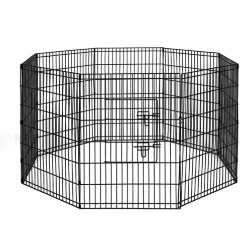 i.Pet 2x36" 8 Panel Dog Playpen Pet Fence Exercise Cage Enclosure Play Pen - Image 2